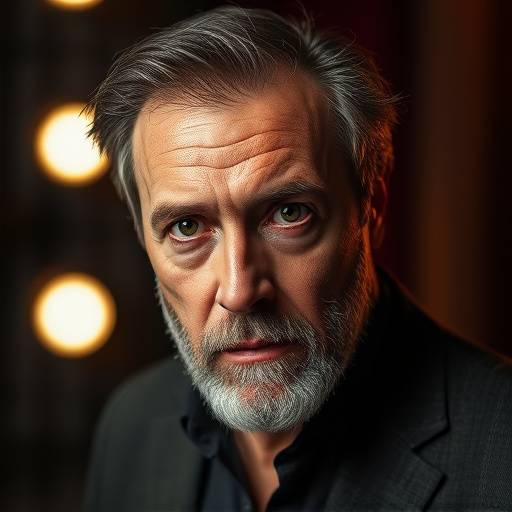 Portrait de Jean-Pierre Dubois, acteur et metteur en scène de théâtre, professeur de direction d'acteurs.